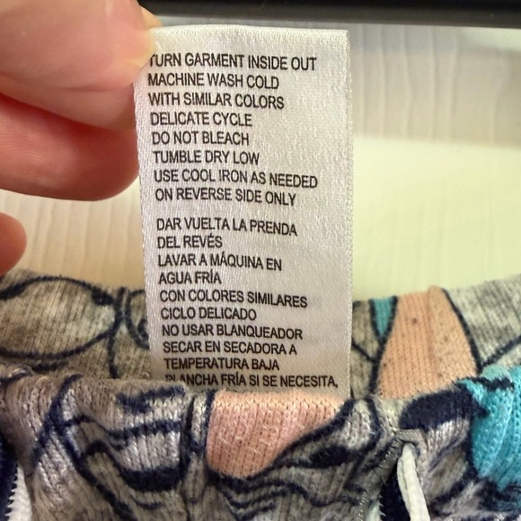 Disney Stitch Sleep Shorts Kids 4–6 Grey All Over Print Drawstring - Picture 7 of 13